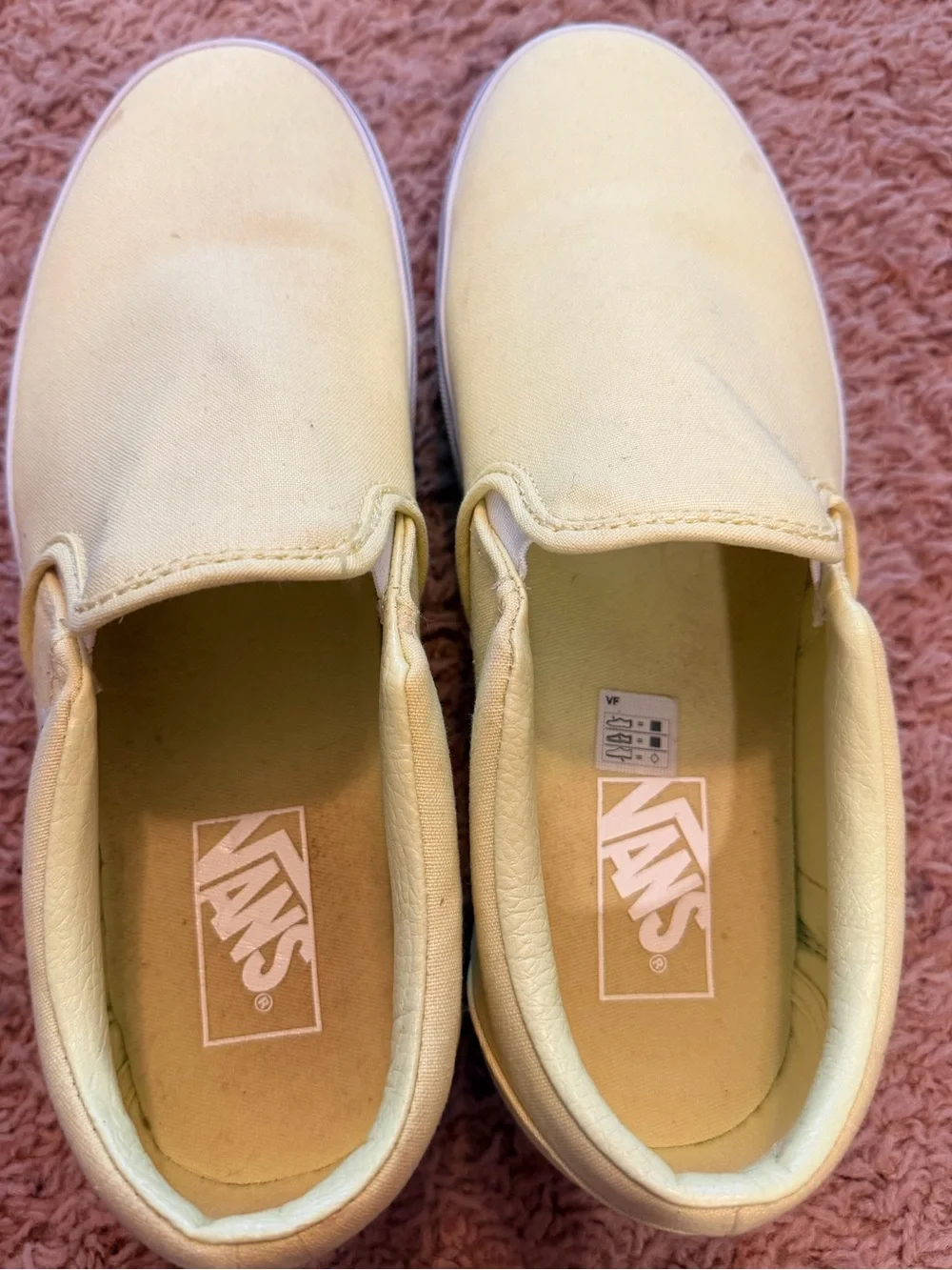 Vans Classic Slip-On Platform Sneakers in Yellow